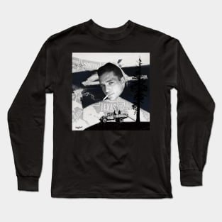 Jack Kerouac | On the Road | Digital Collage Long Sleeve T-Shirt